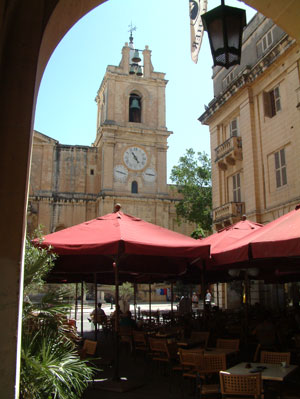 St John's Cathedral in St John's Square off of Republic Street in Valletta Malta